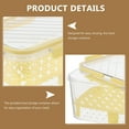 thumbnail image 3 of CTIRCHIU Contenants pour Conserver les Produits Contenant de Rangement pour Aliments Jaune Organisation 1 Ensemble, 3 of 8