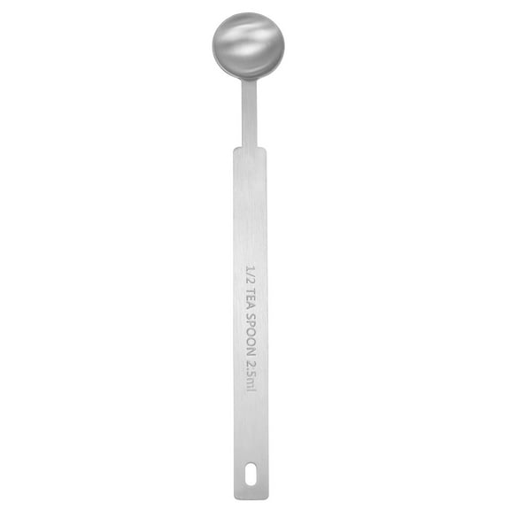 Uxcell Single Measuring Spoon 1/2tsp (1/6tbsp, 2.5ml) Stainless Steel Spoon