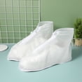 thumbnail image 3 of 1 par de cubrezapatos de lluvia, cubrebotas reutilizables para días de lluvia, protectores transparentes antideslizantes para zapatos de lluvia, talla 45-46, 3 of 7
