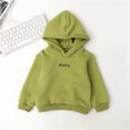 thumbnail image 3 of Vedolay Sweatshirts Girl's Pullover Crewneck with Ruffle Trim Long Sleeve Cute Oversize Sweatshirts,Green 3-4 Years, 3 of 4