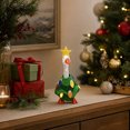 thumbnail image 7 of Liamobondopolis Desk Goose Christmas Tree Outfit with Star Topper and Colorful Lights, Magnetic Felt Goose Costume Fits 7 Inch Desktop Goose, Festive Holiday Decor for Home and Office, 7 of 7