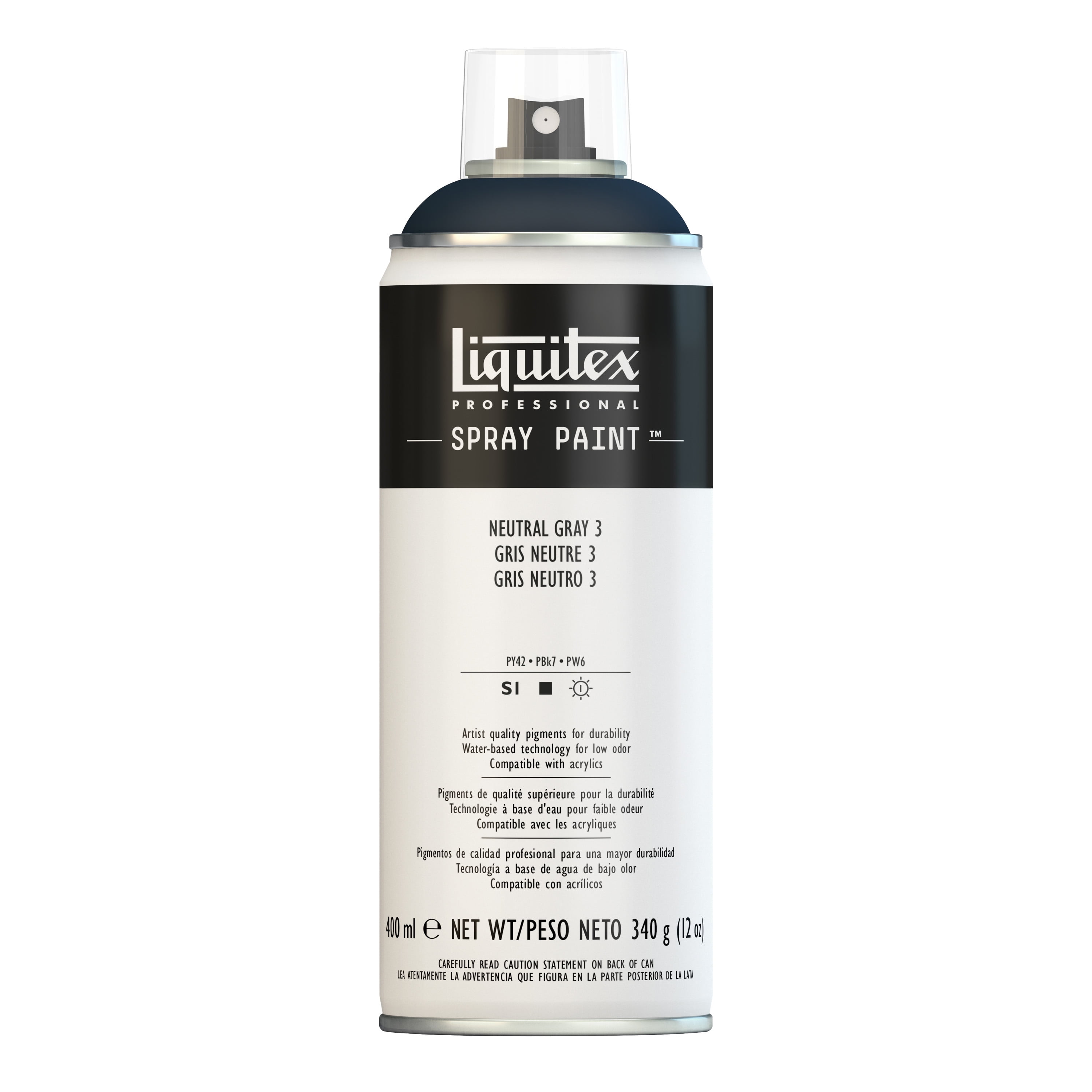 Liquitex Professional Spray Paint, 400ml, Neutral Gray 3