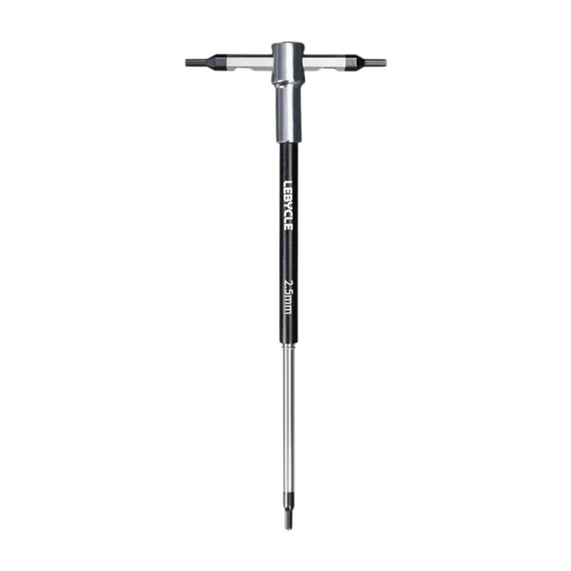 koolsoo T Handle Hex Wrench Allen Wrench for Various Mechanical Work Professional Ergonomic Versatile for Home Repair Sliding Hex Key 2.5mm