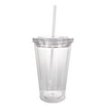thumbnail image 2 of Flashing Panda 16 Oz LED Light-Up Flashing Insulated Travel Drink Cup / Tumbler with Straw and Screw-On Lid - Clear With Milti-Color Lights, 2 of 2