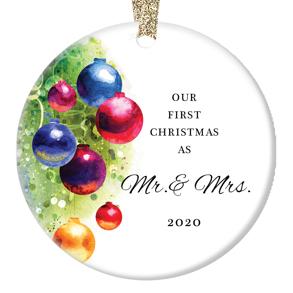 1st year of marriage ornaments