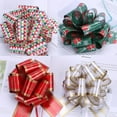 thumbnail image 4 of 24PCS Christmas Gift Wrap Pull Bows with Ribbon 5” Wide Wrapping Accessory for Xmas Present, Florist, Bouquet, Basket, 4 of 6