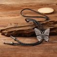 thumbnail image 4 of WINDLAND Bolo Tie for Men Western Cowboy Style Necktie with Alloy Butterfly Buckle Decorations Masquerade Costume Accessories, 4 of 15