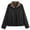 6-Coffee, variant on Womens Snake Print Long Coat Winter Oversized Lapel Vintage Style Warm Outerwear Lapel Jackets Warm Fuzzy Outerwear