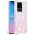 thumbnail image 2 of Compatible with Samsung Galaxy S20 Ultra Case Glitter Luxury Cute Love Liquid Quicksand Clear TPU Girls Women Stylish Bumper Shockproof Protective Case for Samsung Galaxy S20 Ultra Pink YB, 2 of 6
