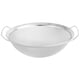 thumbnail image 1 of Colador de malla de acero inoxidable para arroz, escurridor de verduras para el hogar (diámetro de 28,5 cm, doble asa plateada), 1 of 7