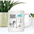 thumbnail image 2 of CTDream Funny Quirky 11oz. Ceramic Coffee Tea Mug Thank You Gift, Other Travel Agents Me, Horse Unicorn, 1-Pack, 2 of 7