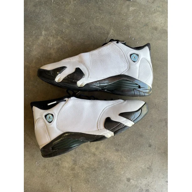 Ni - ke Air Jordan 14 Oxy Green White Black Vintage Collectible 136011-103 Mens Size 10