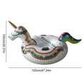 thumbnail image 4 of Soidarity Tubo de nieve Trineo de nieve inflable Engrosamiento Unicornio Tubo de nieve Juguetes de nieve para niños Adultos al aire libre Accesorios de cámara y óptica, 4 of 6