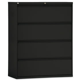 Alera 2 Drawers Steel Lateral Lockable Filing Cabinet Black