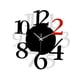 thumbnail image 3 of Reloj de pared acrílico de fácil lectura, silencioso, sin tictac, diseño minimalista 3D, para casa y oficina 30 cm, 3 of 8