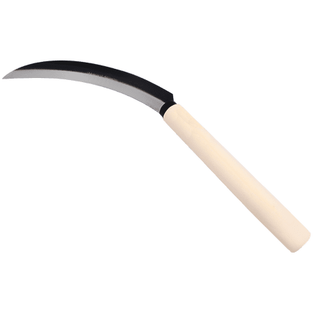 Zenport K205NS Harvest Knife Wood 6.5 Inch Carbon Steel Blade Beige
