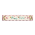 thumbnail image 1 of DJN 2025 New Decorative Table Banner Rabbit Linen Table Flags Festive Atmosphere Home Decoration Tablecloths Cloth Pink A, 1 of 5