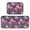 Roses in Pink and Gray Tones, variant on 2-Piece Kitchen Mat Set Non Slip Washable Floor Mats Decorative Rugs for Kitchen Sink Laundry Strawberry and White Stars Pattern