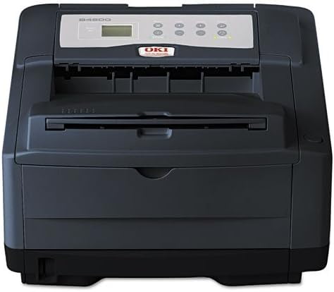 Oki B4600 Laser Printer, Black, 120V – High-Speed Monochrome Printing, Network Ready, Reliable Office Printer P/N: 62427301