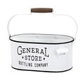 thumbnail image 1 of IMAX 44260 General Store Bottle Caddy, White, 1 of 1