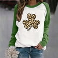 thumbnail image 2 of QIPOPIQ Chandails à Manches Longues pour Femmes T-Shirts de la Saint-Patrick T-Shirts de la Saint-Patrick pour Dames Shamrock T-Shirt Vert Chandail T-Shirts de la Saint-Patrick Col Rond T-Shirts de Fête T-Shirts Graphiques Aubaines, 2 of 4