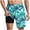 Mint Green Shorts for Men_l, variant on HAPIMO Hawaiian Bathing Mesh Lining Shorts Men Swim Trunks with Compression Liner 9" Beach Shorts Casual Outings Travel Shorts Quick Dry Board Shorts Summer Outdoor Swimsuit Shorts Multicolor Large