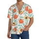 thumbnail image 1 of Fotbe Peach Camisa Estampada de Manga Corta para Hombre, Casual de Verano, Estilo Playero, Sin Arrugas-Medium, 1 of 5