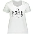 thumbnail image 3 of Inktastic It's Home- State of North Carolina Outline Women's Plus Size T-Shirt, 3 of 5