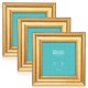 thumbnail image 1 of Marcos de fotos LaVie Home 5 x 5 (paquete de 3, dorados) con vidrio, 1 of 6