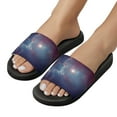 thumbnail image 5 of GZHJMY Stylish Slides for Women Men, Universe Filled with Stars Nebula and Galaxy Soft Flexible Slip-on Sandals Slippers, 5 of 7