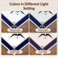 thumbnail image 7 of Design&I 8'x10' Ultra Soft Area Rug, Maritime Compass Rose Anchor Motif Sailor Knot Border Round Design None Fluffy Washable Non Shedding for Bedroom Living Room Under Sectional, 7 of 7