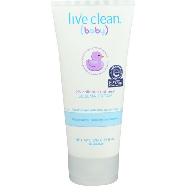 Live Clean Baby Eczema Cream 6 Oz Walmart Com Walmart Com