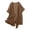 Brown, variant on Womens Long Cardigans Lightweight Cover Up Fall Casual Loose Fit Half Sleeve Cotton Tops Beach Coverups with Pockets (Black, L)
