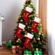 thumbnail image 1 of Chimenea Decoraciones de Navidad Suministros de Decoración de Navidad Red High End Gold Velvet Letter Calcetines 26 Carta Calcetines Regalo de Navidad Calcetines Regalos de Navidad de la Familia, 1 of 4