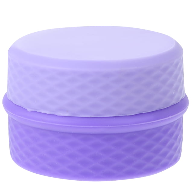 1 juego de cajas de almacenamiento de crema vacías, contenedores de maquillaje de silicona, frascos de crema de silicona vacíos con cuchara