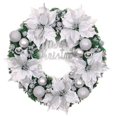thumbnail image 6 of Praeter 1Pc Wonderful Christmas Wreath Front Door Xmas Garlands Artificial Decorative Door Hanging Rattan Wreath Hotel Shopping Mall Arrang Golden, 6 of 6