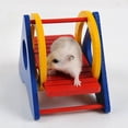 thumbnail image 4 of Hamster Toy Creative Wood Seesaw Hamster Chew Toy Pet Exercise Toy for Small Pet, 4 of 10