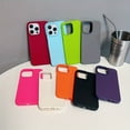thumbnail image 2 of Solid color semi-enclosed frosted case for iPhone 17 Pro Max, shockproof phone case, soft protective case for Apple 12 Pro, 2 of 6