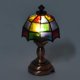 thumbnail image 2 of 1:12 Dollhouse Wireless LED Desk Lamp Miniature Table Lamp with Colorful Lampshade, 2 of 4