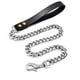 thumbnail image 1 of Cadena de acero inoxidable de lujo para cachorros, Collar de entrenamiento para perros medianos y grandes, Pitbull, plomo dorado y plateado, 19mm, 2/3/4 pies, 1 of 4