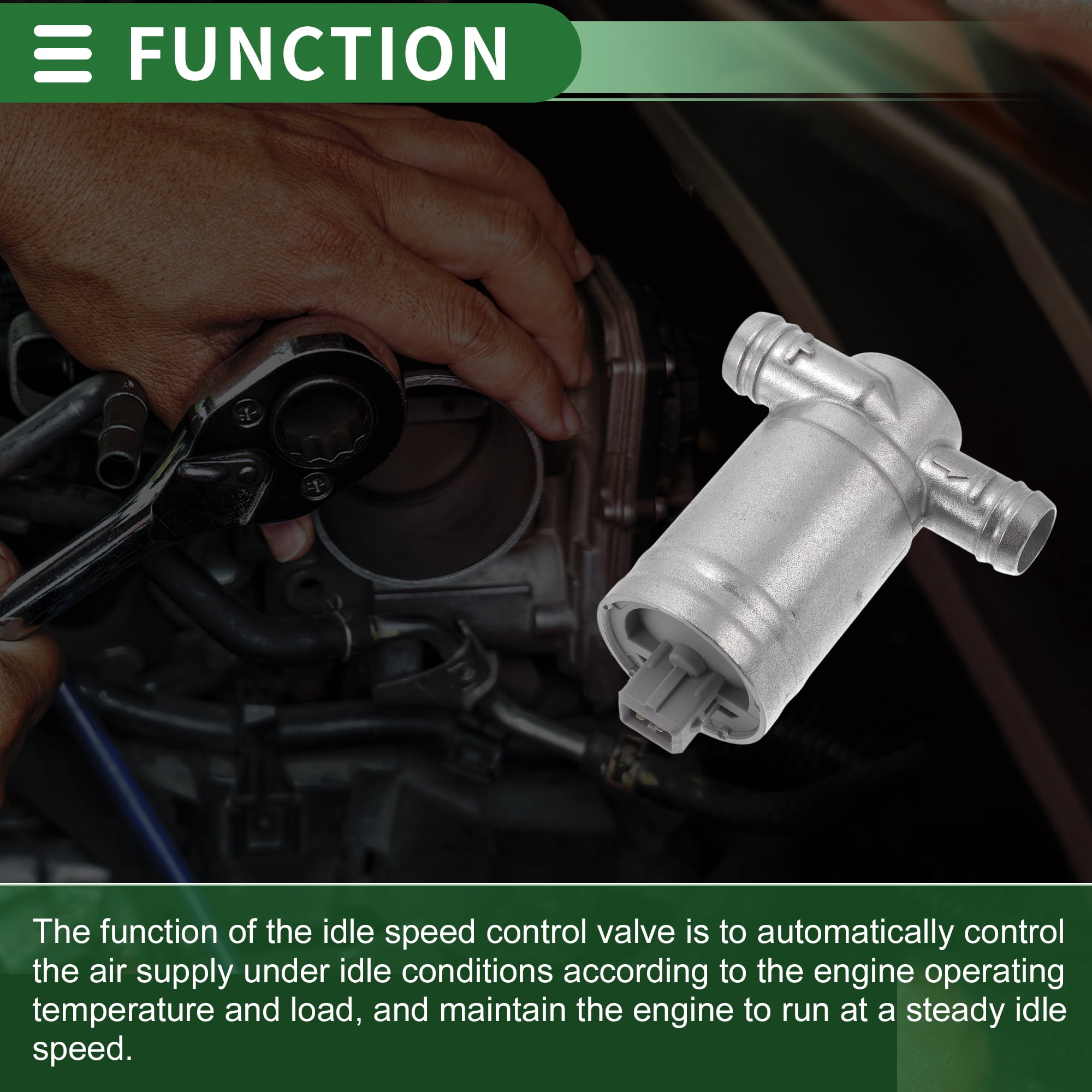 Unique Bargains Car Idle Air Control Valve for Porsche 911 1989-1994 Replace No.0280140531 IACV Idle Motor Idle Air Control Valve for Stable Engine Operation