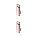 thumbnail image 4 of Moyic Paraguas soleado Cubierta de lluvia Cápsula de regalo dulce Diseño plegable Paraguas lluviosos Rosa 2Conjunto, 4 of 6