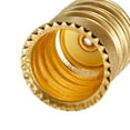 thumbnail image 4 of Uxcell E14 to E12 Light Socket Adapter Converter Bulb Base Lamp Holder Connector Gold Tone 8 Pack, 4 of 4