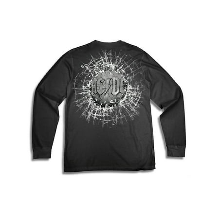 House Music T-shirts - Men's AC/DC Ballbreaker Rock and Roll Logo Long Sleeve Graphic T Shirt