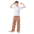 thumbnail image 3 of Wobogo Strawberry Capybara Long Pajama Pants Bottoms Soft Sleepwear with Pockets, 3 of 9