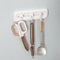 thumbnail image 5 of PRETXORVE Behind The Door Hooks Non-Stick Hooks No Hole Hooks Kitchen Hooks Sliding Regulateable Spacing Feature, 5 of 6