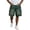 Blue, variant on Athletic Gym Mens Shorts Zippered Pocket Casual Loose Denim Shorts