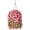 Pink, variant on Artificial Faux Hanging Flowers Basket for Spring Outdoor Porch Decoration, Fake Silk Colorful Morning Glory Eucalyptus in Planter UV Resistant Look Real for Home Balcony Yard(Red Purple)