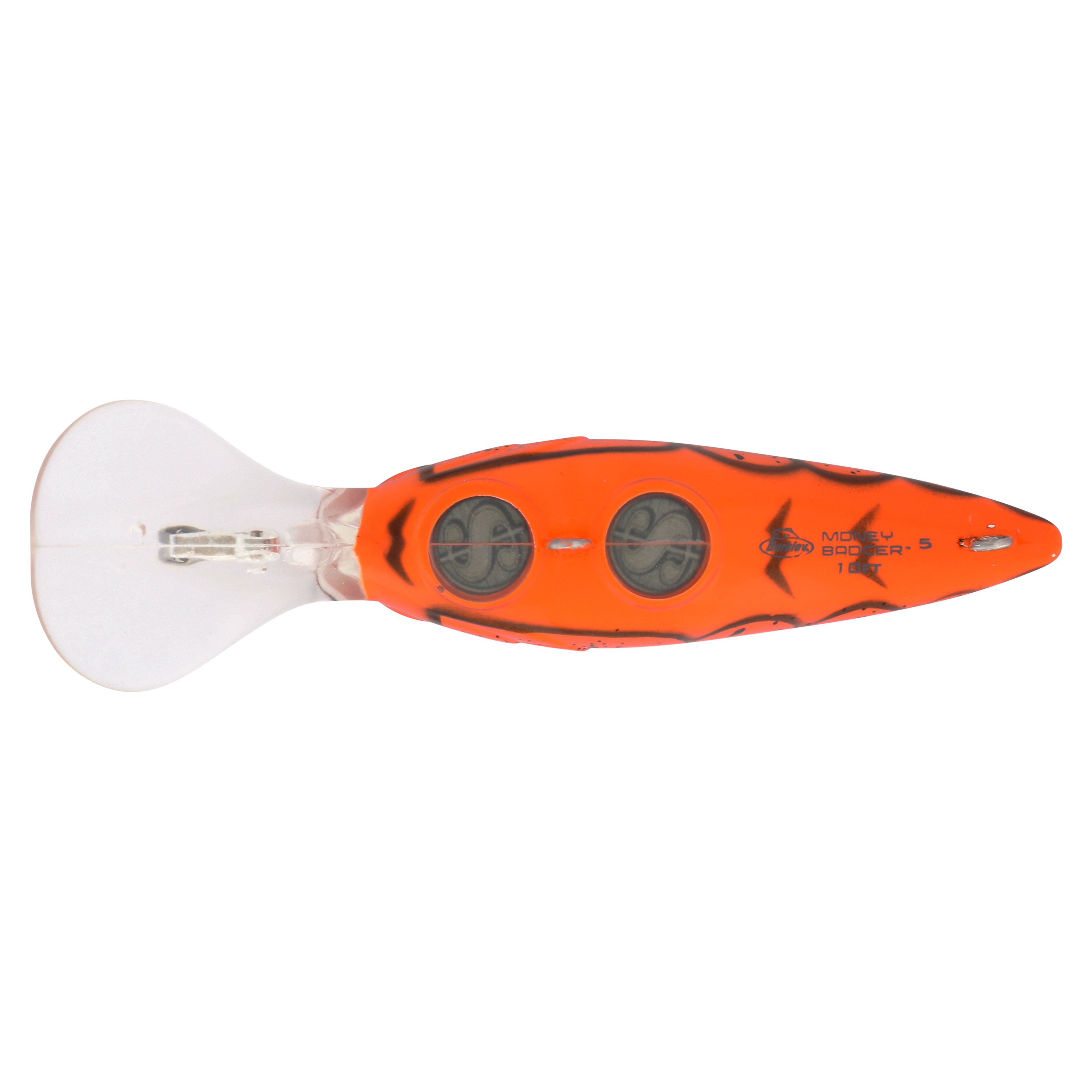 (2 pack) Berkley Money Badger Fishing Lure, Special Red Craw, 1/4 oz