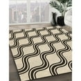 thumbnail image 3 of Ahgly Company Machine Washable Indoor Rectangle Transitional Vanilla Gold Area Rugs, 7' x 9', 3 of 7